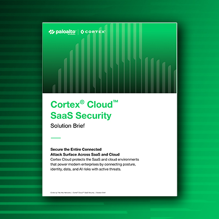 Cortex Cloud SaaS Security