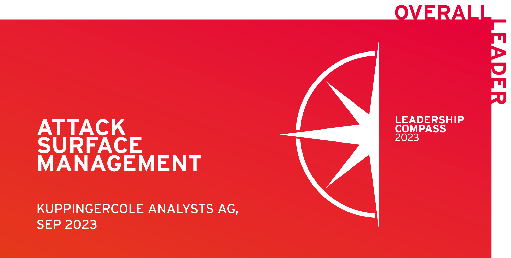 2023 KuppingerCole Leadership Compass Report for for Attack Surface Management (ASM)