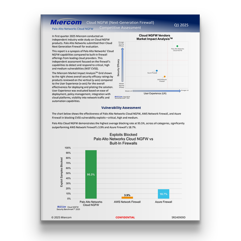 Get the full Miercom report.