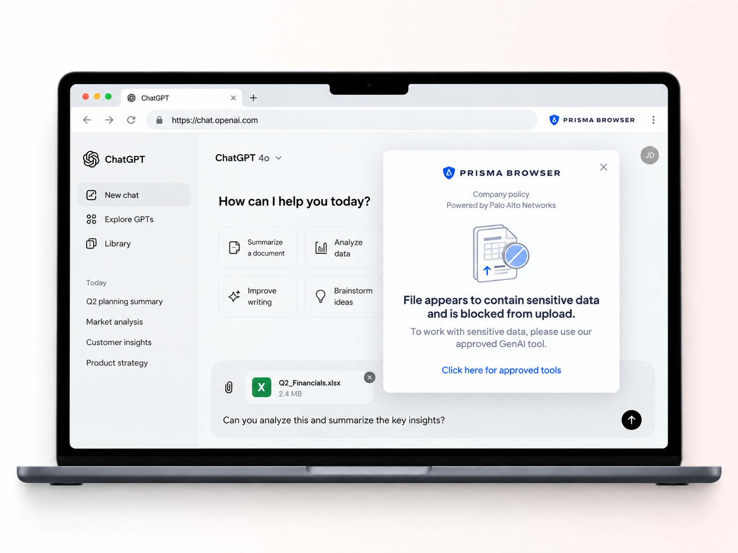 Empower your employees to use AI securely and safely