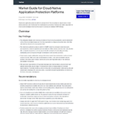 Gartner 2025 CNAPP Market Guide